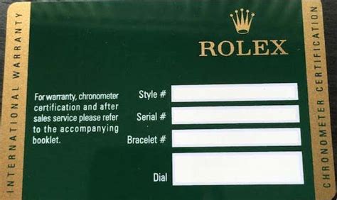 new style rolex warranty card|rolex new style warranty card.